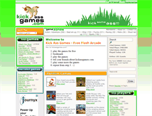 Tablet Screenshot of kickassgames.com